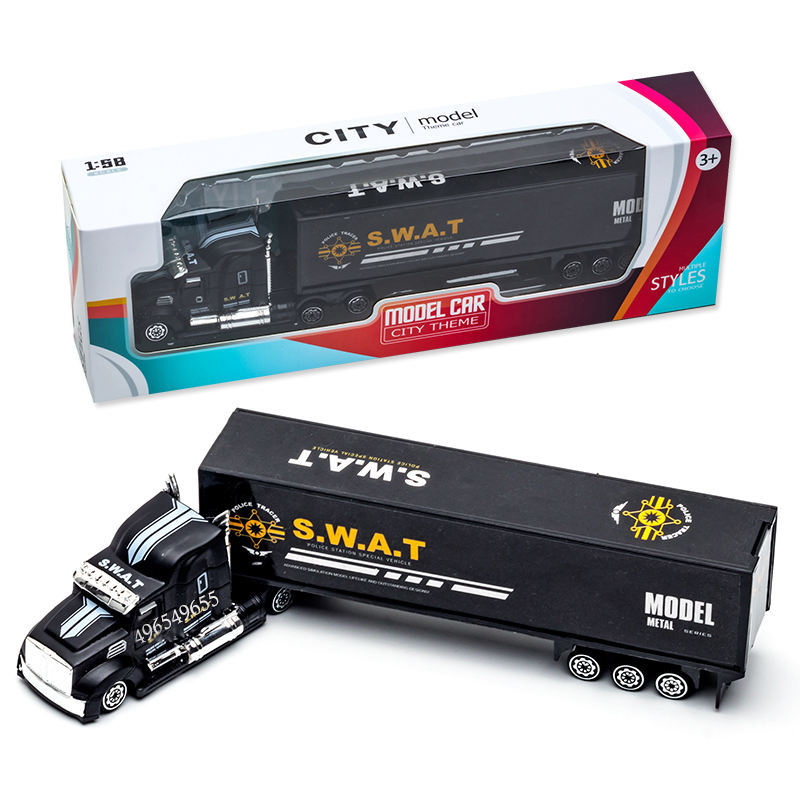 Jouet camion conteneur-SWAT