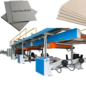 Duplex Board Paper Making Machine Hardboard 4 Layers Grey Paperboard Laminating Machine