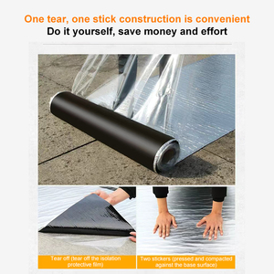 Chất lượng tốt nhất tự dính Polymer crack kháng bitum thoáng khí chống thấm lợp Màng cuộn cho mái nhà - Product Image 4