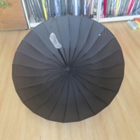 Parapluie droit de haute qualité à 24 baleines, design européen, avec logo personnalisé en sublimation sur tissu pongé