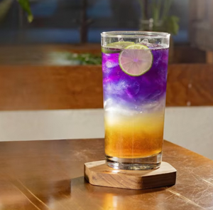 Mezcla de Té de Burbujas Boba Morado Degradado Personalizada para B2B, Bebida en Polvo, Bolsa de 1 kg, Ingrediente Visualmente Impresionante para Cadenas de Bebidas Minoristas - Product Image 2