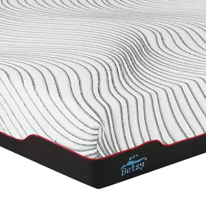 超舒适Visco凝胶泡沫床垫12英寸床垫记忆泡沫大号Pu泡沫床垫盒装