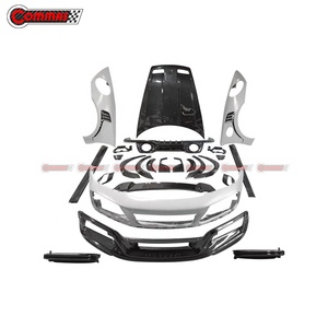 Nouveau Hot TC Style sec en Fiber de carbone avant pare-chocs arrière couvercle de moteur jupes latérales garde-boue de voiture pour <span class=keywords><strong>Porsche</strong></span> 992 turbos Bodykit - Product Image 4