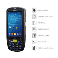 Teléfono Industrial Autoid9 5G IP67 Portátil con Pantalla de 4 Pulgadas, PDA Android con Escáner de Código de Barras 1D 2D, Lector de Códigos QR, NFC, CPU para Inventario