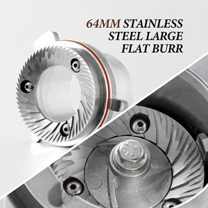 Hochleistungsfähige Elektrische 64mm Scheibenmahlwerk Kaffeemühle mit 100 Mahlgradeinstellungen Gewerbliche Kaffeemühle - Product Image 4