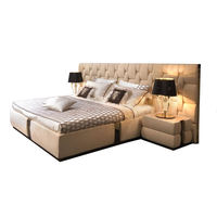 Cadre de lit de luxe Queen King Size Foshan Ensembles de meubles de chambre à coucher Lit King Size de luxe moderne