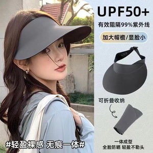 Women's Summer Sun Hat Upf50 Plus Foldable Seamless Bucket Hat For Outdoor Sports And Casual Wear - Product Image 1