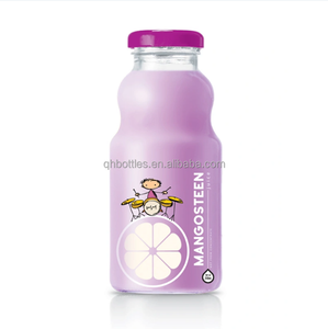 Botellas de vidrio de jugo de 250ml y 500ml de calidad alimentaria con tapa giratoria para melocotón, fresa, bebida, jugo, soda artesanal - Product Image 4