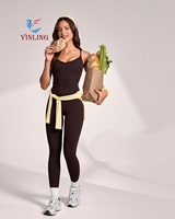 Ensemble deux pièces pour femmes, vente chaude, vêtements d'été, séchage rapide, haute élasticité, taille haute, ensemble de yoga, vêtements de sport pour la salle de sport