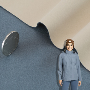 <span class=keywords><strong>75D</strong></span> Twill <span class=keywords><strong>Pongee</strong></span> 3-Trong-1 Composite Polar Fleece Không Thấm Nước Windproof Coldproof Mềm Shell Áo Khoác Trượt Tuyết Phù Hợp Với Ngoài Trời Vải - Product Image 5