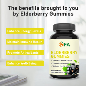 Gomitas de Saúco con Vitamina C, D3 y Zinc, Suplemento Antioxidante para el Apoyo Inmunológico para Toda la Familia, Aumenta la Energía Diaria y el Bienestar - Product Image 2