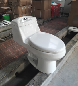 Inodoro de Cerámica Siphonic de Una Pieza Económico con Sifón <span class=keywords><strong>en</strong></span> Forma de S para Baño, Modelo Súper Ventas <span class=keywords><strong>en</strong></span> Sudamérica - Product Image 2