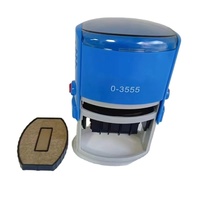 Timbre auto-encreur de date de 3555mm de forme ovale de vente chaude pour l'usage de bureau.