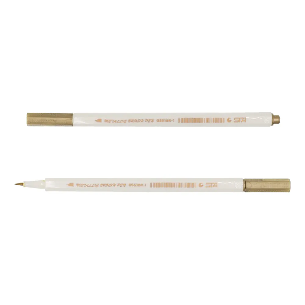 Metallic marker with Japanese fine tip 10colors slender rod marker pen