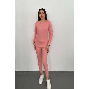 ชุดกันหนาวสองชั้นสีชมพูสำหรับผู้หญิงขายส่ง - Product Image 5