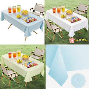 <span class=keywords><strong>Mantel</strong></span> Desechable <span class=keywords><strong>de</strong></span> Plástico Personalizable Estilo Instagram, Color Sólido, Extra Grueso, Impermeable, para Picnics, Campamentos y Uso en Exteriores - Product Image 2