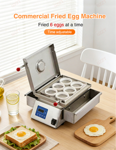 Machine à frire les œufs et les galettes de viande pour la préparation de burgers, facile à utiliser, pour restaurants de restauration rapide et friteries - Product Image 2