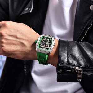 Montre de luxe pour homme PAGANI DESIGN YS012, design sportif, aiguille des secondes fluide, étanche, verre saphir, forme tonneau, Orologio - Product Image 6