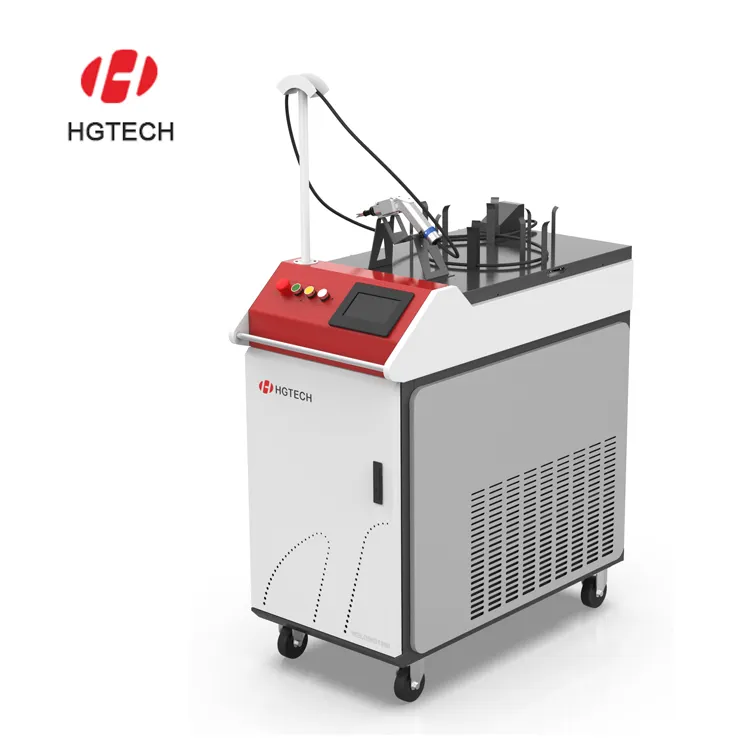 HGTECH-Machine de soudage laser à fibre optique portative, soudeuse en acier inoxydable, 1000W, 2000W