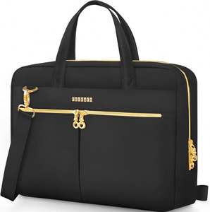 Échantillon gratuit Sac à main pour ordinateur portable de luxe de qualité supérieure pour femmes d'affaires en polyester 14 15,6 pouces Sac à main pour ordinateur portable pour femmes - Product Image 5