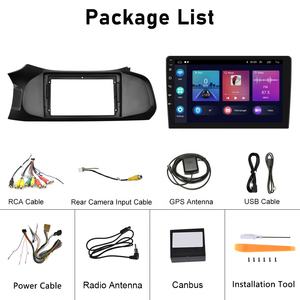 Rádio Automotivo Podofo para <span class=keywords><strong>Chevrolet</strong></span> Onix/<span class=keywords><strong>Prisma</strong></span>/Spin 2012-2019 com Carplay, Android Auto, GPS, WiFi, Tela de 9'' e Moldura Android - Product Image 6