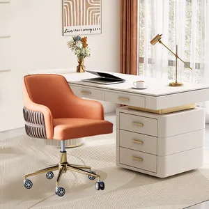 Modern rahat otel mobilya ayarlanabilir döner döşemeli kumaş Metal bacak kol dayama eğlence ofis koltuğu