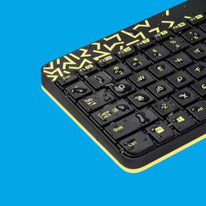 Ensemble <span class=keywords><strong>clavier</strong></span> et <span class=keywords><strong>souris</strong></span> <span class=keywords><strong>sans</strong></span> <span class=keywords><strong>fil</strong></span> <span class=keywords><strong>Logitech</strong></span> MK240 2,4 GHz, gain de place, longue durée de vie de la batterie, pour le bureau et la maison - Product Image 3