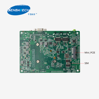 Carte mère industrielle embarquée miniature X86 2 Lan J4125 DDR4 VGA HD LVDS EDP 6 COM 7 USB SIM MINI-PCIE WIN Linux 12V