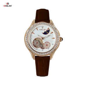 Montre Tourbillon Femme Printemps 2026 - Luxe, Mécanique, Étanche, Bracelet en Cuir, Vente en Gros Usine - Product Image 3