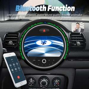 Lecteur multimédia vidéo, navigation, autoradio stéréo sans fil, écran Android 9 pouces 256 Go, GPS, Carplay pour BMW Mini Cooper F54 2017 - Product Image 6