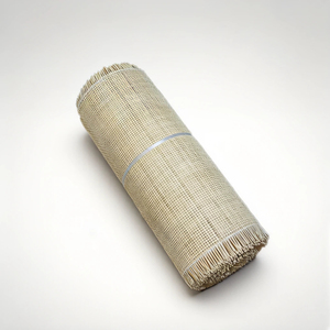 Compre Ratán al por Mayor, Malla <span class=keywords><strong>de</strong></span> Ratán Natural Blanqueada, Rollo <span class=keywords><strong>de</strong></span> Mimbre, Color Blanco Claro - Product Image 1