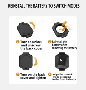 เซ็นเซอร์วัดความเร็ว XOSS Vortex Cadence สำหรับจักรยานในร่ม/กลางแจ้ง ไร้สาย IPX7 คอมพิวเตอร์จักรยาน โหมดคู่ เซ็นเซอร์วัดรอบจาน (RPM) สำหรับจักรยานเสือหมอบ เสือภูเขา และปั่นสปินนิ่ง รองรับ ANT+ และ BLE - Product Image 6