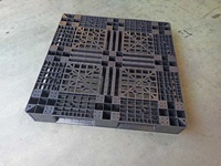 LYPALLETS 2025 New Moulding Heavy Duty Palettes 1111 Noir et Bleu Palette d'expédition unidirectionnelle Palettes à bas prix
