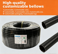 Tuyau flexible corrugué en PVC multicolore TMY de 32 mm, 100 m, pour usage industriel