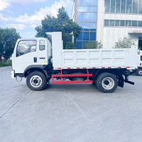 Camion benne léger 4x2 SINOTRUK HOWO pour le transport dans le secteur de la construction et de l'exploitation minière