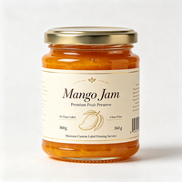 Etiquetas para Frascos de Mermelada de Mango de Haoxuan, Adhesivos Laminados de Alto Brillo, Resistentes al Agua, para Envasado de Alimentos Premium