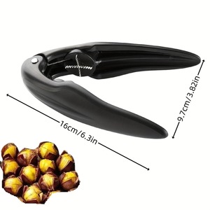 Rompecastañas Multifuncional con Corte Cruzado, Abridor de Castañas con Hoja de Acero Inoxidable 304 y Mango de ABS para Abrir Nueces y Cáscaras de Nuez - Product Image 1