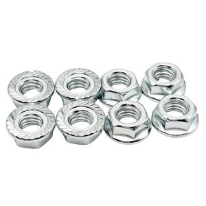 फैक्टरी आउटलेट डि934 स्टेनलेस स्टील सेरेटेड कोलेरेड फ्लैंज हेक्स क्लास 8.8 जस्ता फिनिश बाएं हाथ ड्राइव जाली भारी - Product Image 1