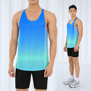 Débardeur de sport sans manches pour homme, respirant, avec capuche, pour entraînement musculaire, coupe ample, vêtement de sport – Vente en gros - Product Image 1