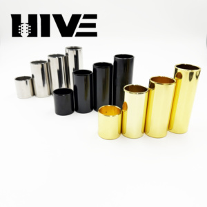 HIVE Wholesale 28 51 60 70 MM avec finition lisse, slide de guitare en acier inoxydable pour pont, barre de slide pour manche de guitare électrique - Product Image 3
