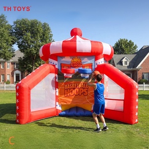 Carpa Inflable 5 en 1 para Juegos de <span class=keywords><strong>Circo</strong></span> y Carnaval, Personalizable, con Juegos Deportivos: Béisbol, Baloncesto, Lanzamiento de Dardos y Lanzamiento de Anillos - Product Image 5