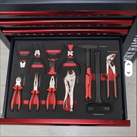 Carro/Carrito de Herramientas Personalizable OEM/ODM 2025 con Juego de Herramientas Mecánicas para Reparación de Automóviles de 155 Piezas, Capacidad de 300 kg, Cerradura con Llave