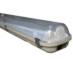 LED T5 1X28 W Menyebar Tahan Cuaca Reng 1.2 M Neon Fitting CE RoHS