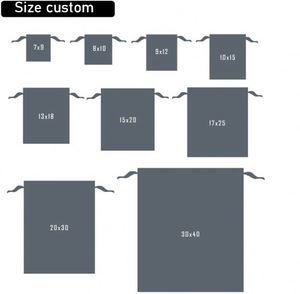 Pochette à cordon imprimée avec logo, emballage pour bijoux, sacs cadeaux, sac à cordon en coton pour cosmétiques, personnalisé - Product Image 6