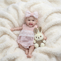 Nouvelle poupée reborn réaliste de 13 pouces, fille et garçon, bébé nouveau-né réaliste, corps entier en silicone, poupées reborn complètes