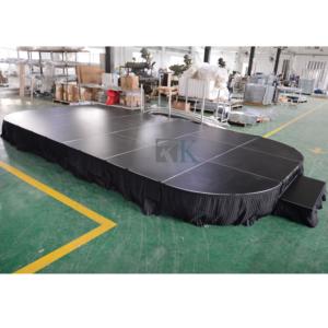 Escenario Modular Portátil de Aluminio y Madera Contrachapada de 18 mm, Ligero, Fácil de Montar, RK-Portable Stage RAK-SQ4I - Product Image 4
