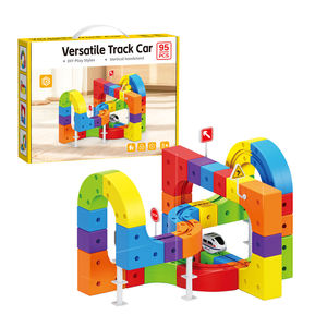 Juego <span class=keywords><strong>de</strong></span> Pistas Magnéticas <span class=keywords><strong>de</strong></span> 95 Piezas, Juguetes <span class=keywords><strong>de</strong></span> Carreras Flexibles para Niños con <span class=keywords><strong>Tren</strong></span> Eléctrico y <span class=keywords><strong>Señales</strong></span> <span class=keywords><strong>de</strong></span> Tráfico - Product Image 6