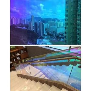 ฟิล์มติดกระจกสีรุ้ง โมเดิร์น ลดราคาพิเศษ ป้องกันการระเบิด กันความร้อน สีฟ้า สีแดง สะท้อนแสงสวยงาม สีสันสดใส - Product Image 5