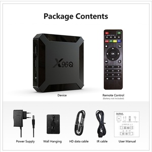 4k STB X96Q OTT Box Allwinner H313 Android 10.0 2.4G Wifi Android TV Box 4k Set Top Box 100M LAN - Product Image 6