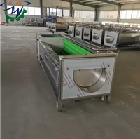Zhuoyu Automatische Groentenreinigingsmachine voor Kokosnoot, Fruit, Mais, Aardappelen, Zoete Aardappelen, Hoge Efficiëntie, Voedselveilige RVS